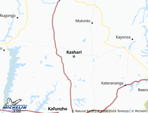 MICHELIN Kashari map - ViaMichelin