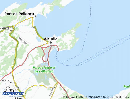 Mapa MICHELIN Alcanada - ViaMichelin