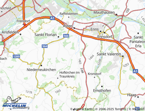 MICHELIN-Landkarte Hausleiten - ViaMichelin