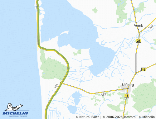 Mappa MICHELIN Gjelstrup - ViaMichelin