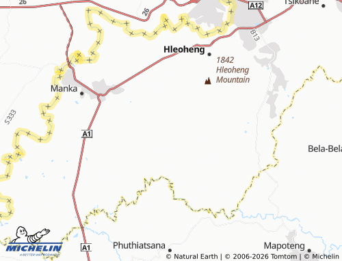 MICHELIN Ha Liteboho map - ViaMichelin