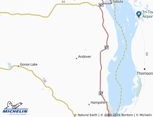 Mappa MICHELIN Andover - ViaMichelin