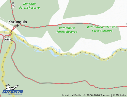 Mappa MICHELIN Katombora - ViaMichelin