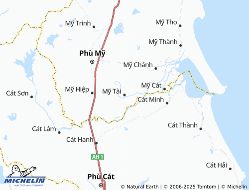 MICHELIN Mỹ Tài map - ViaMichelin