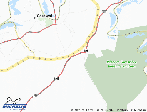 MICHELIN Sintian Douldé map - ViaMichelin