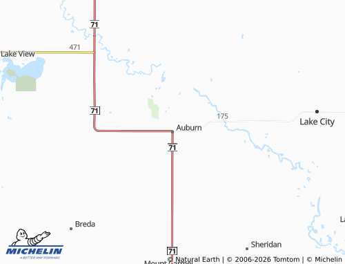 Mappa MICHELIN Auburn - ViaMichelin
