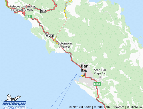MICHELIN-Landkarte Brca - ViaMichelin