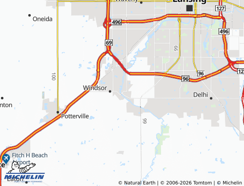 Mappa MICHELIN Dimondale - ViaMichelin