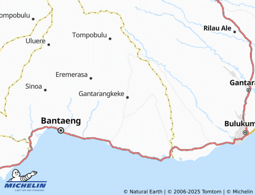 MICHELIN-Landkarte Gantarangkeke - ViaMichelin