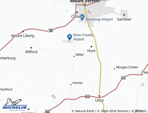 Carte MICHELIN Miller - ViaMichelin