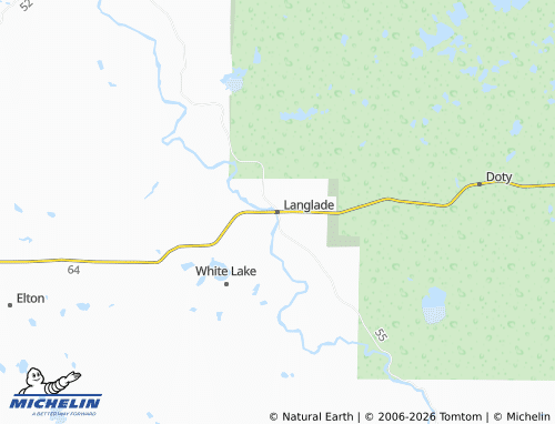 Kaart MICHELIN Langlade - ViaMichelin