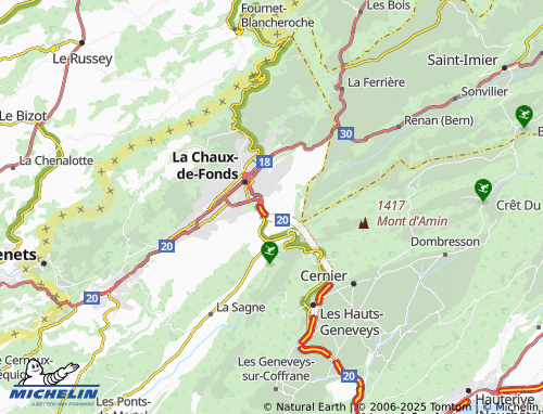 Mappa MICHELIN Le Cerisier - ViaMichelin