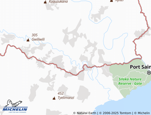 MICHELIN Bizana map - ViaMichelin