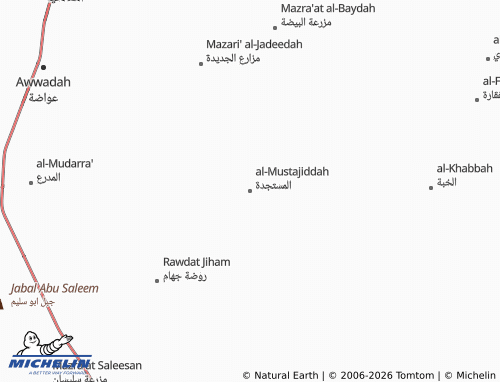 Carte MICHELIN al-Mustajiddah - ViaMichelin