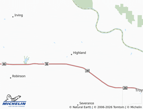 Mappa MICHELIN Highland - ViaMichelin