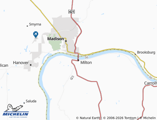 Mapa MICHELIN Milton - ViaMichelin