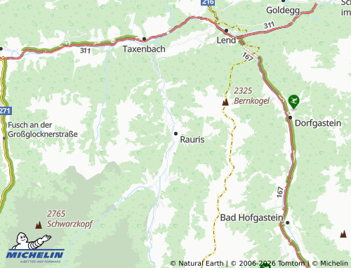 MICHELIN Rauris map - ViaMichelin