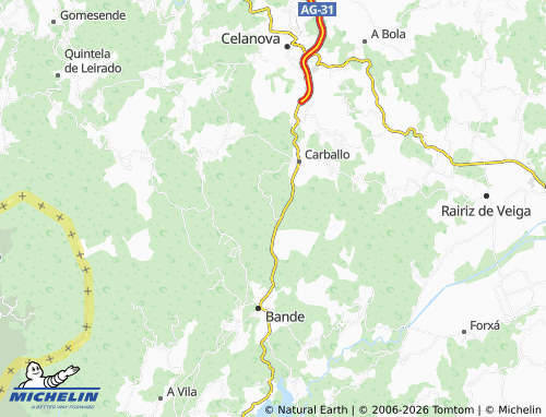 Mapa MICHELIN Vieiro - ViaMichelin