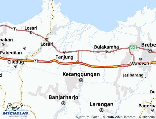 Carte MICHELIN Tegongan - ViaMichelin