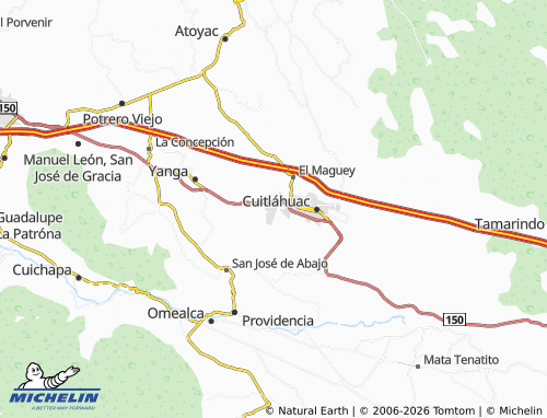 Mappa MICHELIN Mata Clara - ViaMichelin