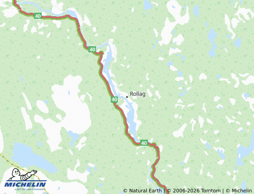 Mapa MICHELIN Rollag - ViaMichelin