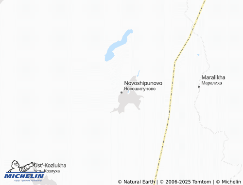 MICHELIN Novoshipunovo map - ViaMichelin