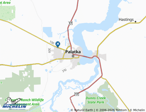 Mapa MICHELIN Palatka - ViaMichelin