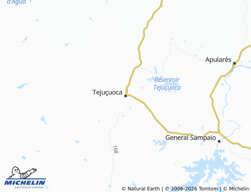 Mapa MICHELIN Tejuçuoca - ViaMichelin