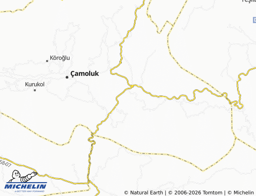 MICHELIN-Landkarte Gücer - ViaMichelin