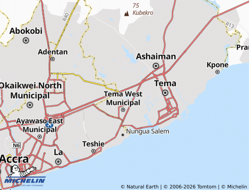 Mapa MICHELIN Community 20 - ViaMichelin