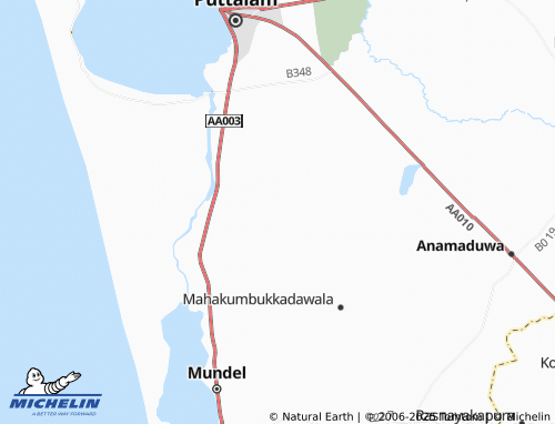 MICHELIN Welusumanapura map - ViaMichelin