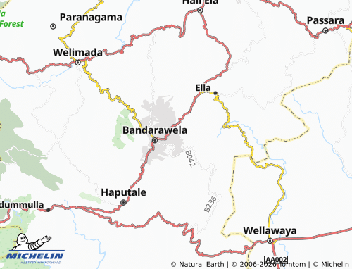 Mappa MICHELIN Udaperuwa1 - ViaMichelin