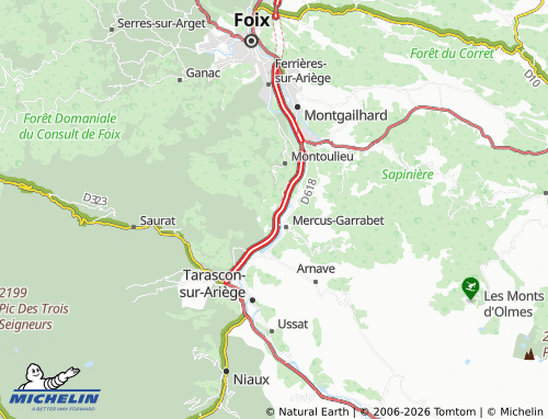 MICHELIN Amplaing map - ViaMichelin