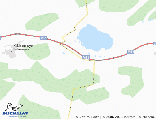 MICHELIN-Landkarte Tikhomirovskiy - ViaMichelin