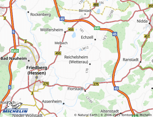 MICHELIN-Landkarte Weckesheim - ViaMichelin