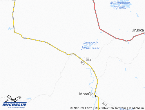 MICHELIN Campanário map - ViaMichelin