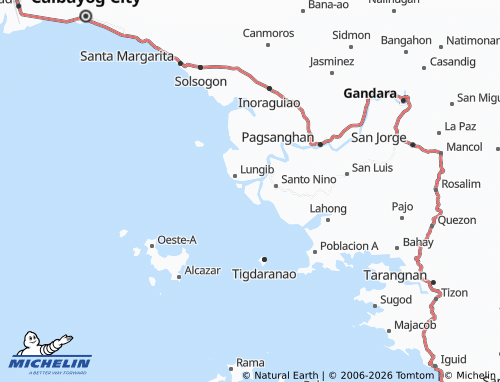 MICHELIN Bangon map - ViaMichelin