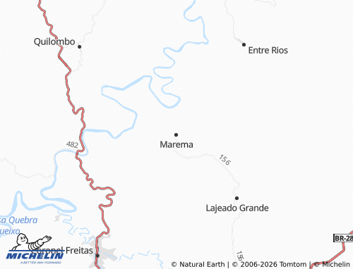 Mappa MICHELIN Marema - ViaMichelin