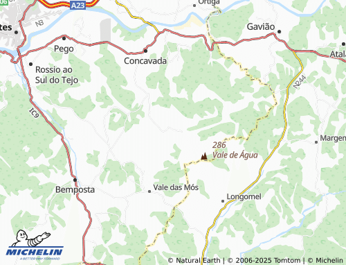 MICHELIN Vale da Galinha map - ViaMichelin