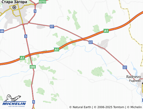 MICHELIN Bozduganovo map - ViaMichelin