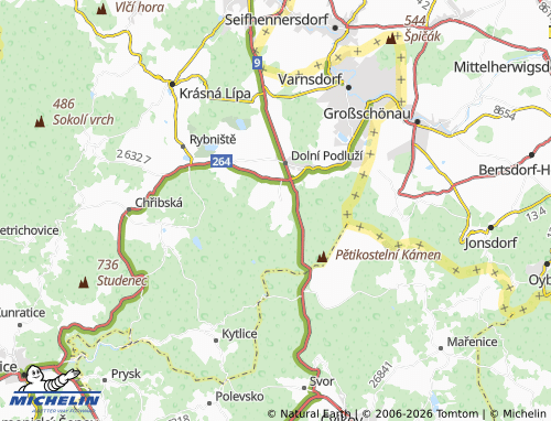 Mapa MICHELIN Rozhled - ViaMichelin