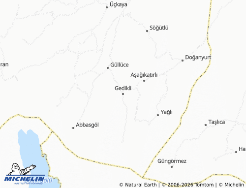 MICHELIN Gedikli map - ViaMichelin
