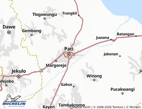Carte MICHELIN Pati Wetan - ViaMichelin