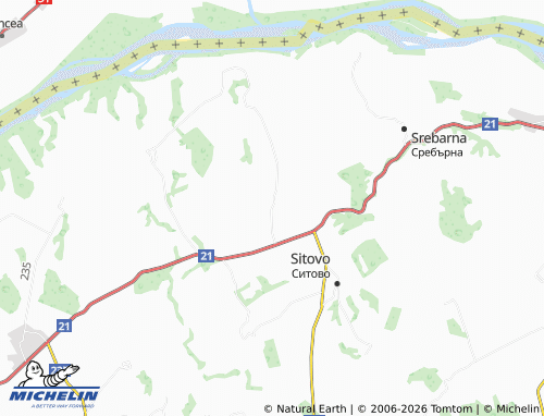 MICHELIN Polyana map - ViaMichelin