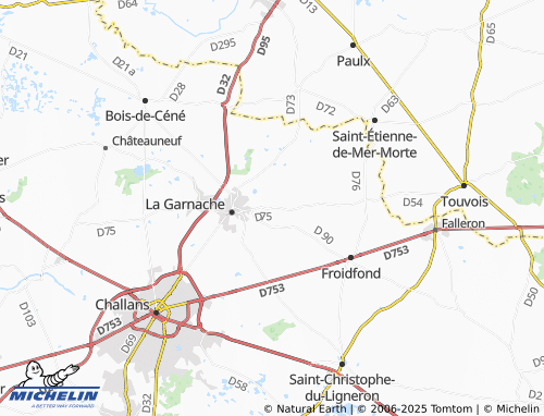 Kaart MICHELIN La Sauzaie - ViaMichelin