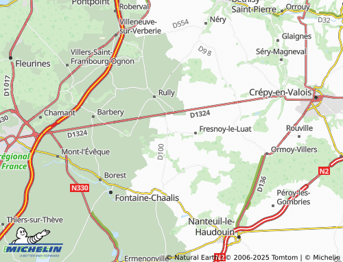 MICHELIN Ducy map - ViaMichelin