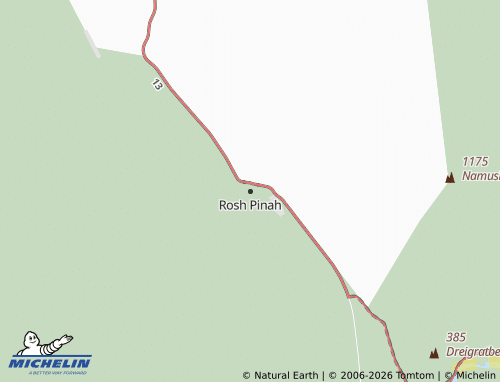 MICHELIN Rosh Pinah map - ViaMichelin