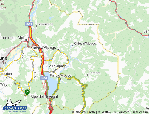 MICHELIN-Landkarte Codenzano - ViaMichelin