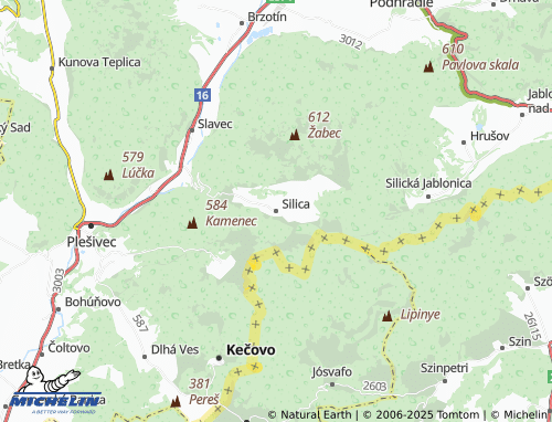 MICHELIN Silica map - ViaMichelin