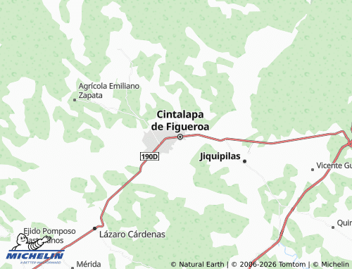 Mappa MICHELIN Portales de Cintalapa - ViaMichelin